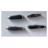 Lot of 4 Pocket Knives