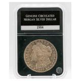 1904 Genuine Circulated Morgan Silver Dollar