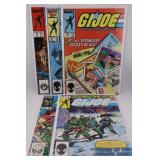 5pc 1980s Marvel GI Joe Comics