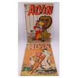 1963 2pc Dell Alvin Comic Books
