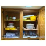Contents of Cabinets - Storage Containers, etc.