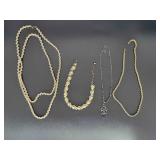 4 Misc. Fashion Necklaces
