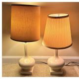 Vtg. Cermic Table Lamps (2)`
