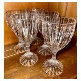 5 Vtg. Wine Glasses
