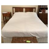 Wood-Framed Full-Size Bed