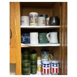 Assortment of Coffee Mugs, Plastic Cups, Patriotic