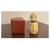 Vtg. Book Worm And Book Salt And Pepper Shaker