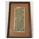 Art Piece featuring a quote from Henry David