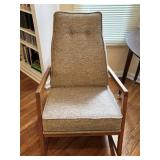 Vtg. Chair and Ottoman