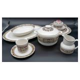 Royal Doulton Fireglow 58 Pc. Fine China Set