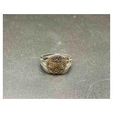 Vtg. Sterling Silver Girl Scout Ring