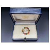 H. Stern Brasil Vtg. Eternity Brooch