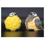 2 Bird Figurines