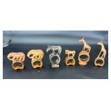 Wood Safari Napkin Holders