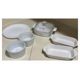Assortment of Casserole Dishes and Ramekins