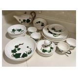 Vtg Metlox California Ivy Dinnerware
