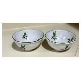 Vtg Hand-Painted Cermaic Bowls make in Portugal