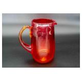 Red/Orange Glass Vase - Possibly Blenko