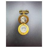 Vintage Locket Brooch