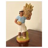 Santon figurine of a baker (Boulanger) by Fouque
