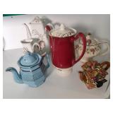 5 Teapots, 1 Pitcher