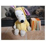 Snoopy Plush and Small Books