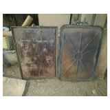 2 WWII Era Cast Iron Griddles