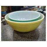 2 Pyrex Mixing Bowls