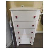 Vintage Rolling Chest of Drawers