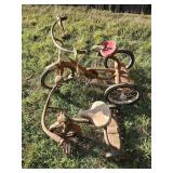 2 Vintage Tricycles