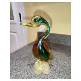 Vintage Murano Art Glass Duck
