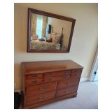 Wallace Nutting by Drexel Dresser and Mirror