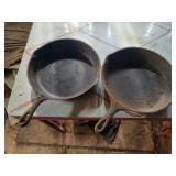2 Wagner Ware Cast Iron Skillets