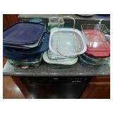 Collection of Clear Pyrex