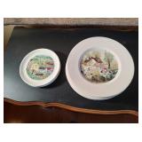 10 Atlas China Grandma Moses Plates
