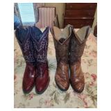 2 Justin Size 11 D Alligator Boots
