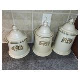 3 Pfaltzgraff Cannisters