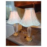 Pair Waterford Table Lamps