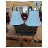 2 Matching Art Nouveau Style Lamps