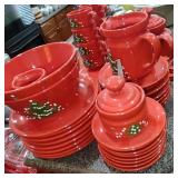 42 pcs Waechtersbach Christmas Tree Dishes