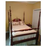 Full Size 4 Post Bed - Read Details