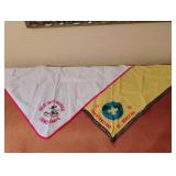 2 Vintage Scouting Handkerchiefs