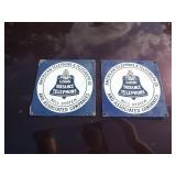 2 Reproduction American Telephone Signs