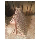 11 Antique Cast Iron Victorian Wall Brackets