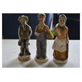 Lot of 3 Ceramic Figurines
