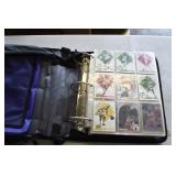 Large Binder of NBA and MLB Cards