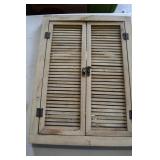Wall Mirror with Shutters