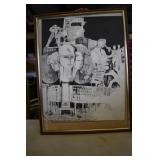 FBI Artwork Signed and Dated