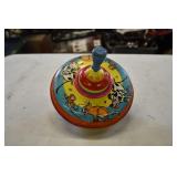 Vtg Tin Spinning Top