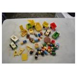 Lot of Little People and Accessories